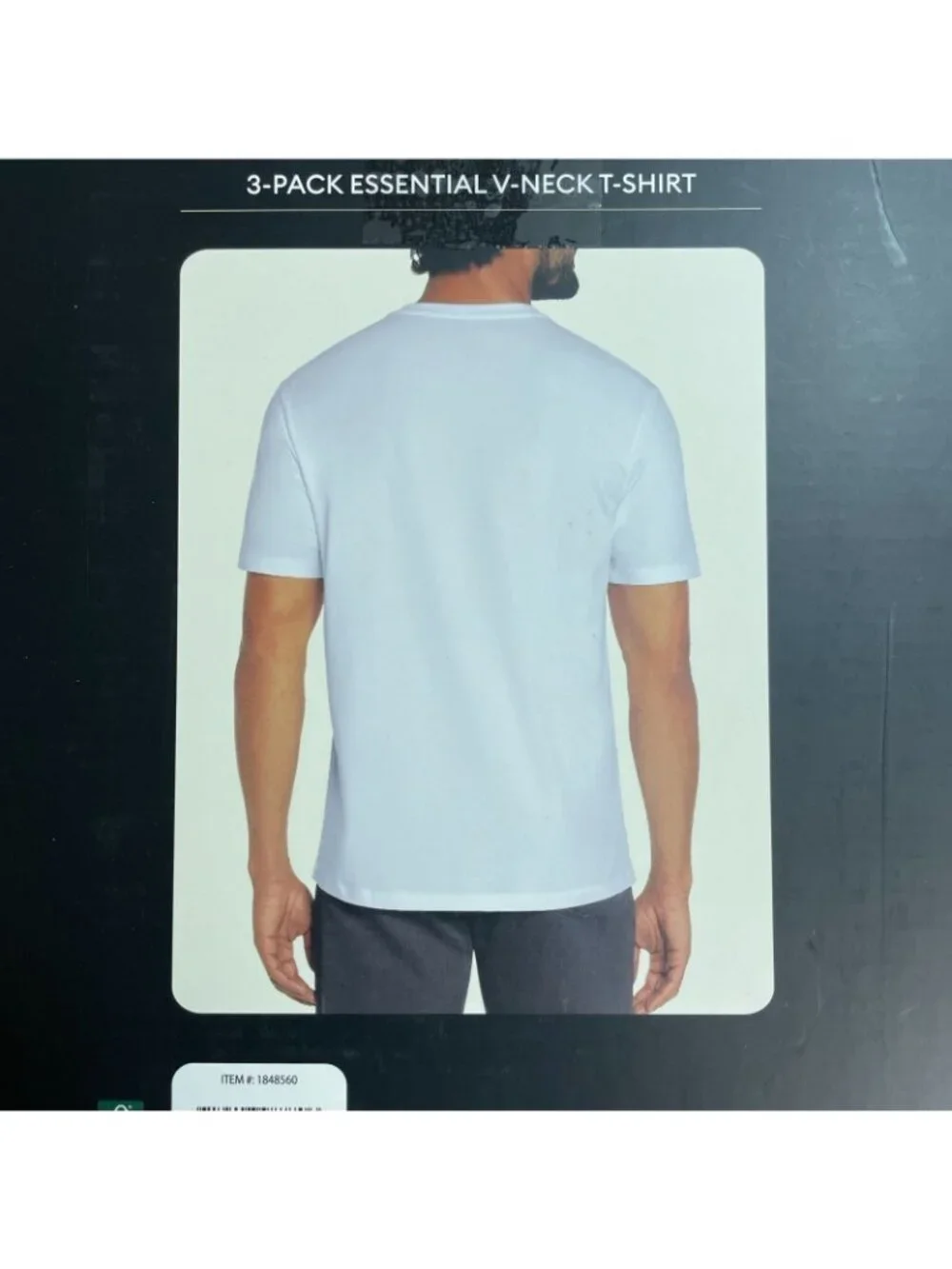 NWT 4 Pack Banana Republic Men's M  Essential V-Neck  LayerT-Shirts White  B1751